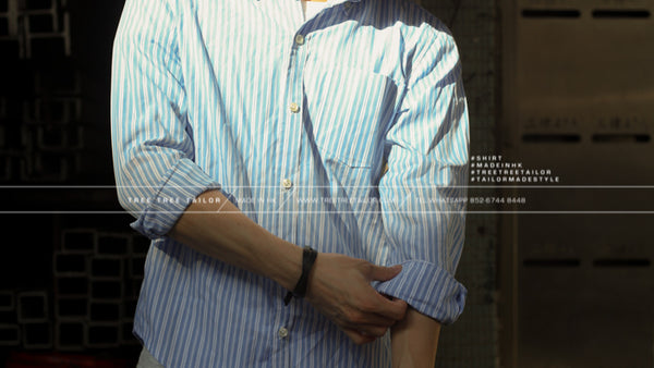 直間條子 恤衫 TTDST0002